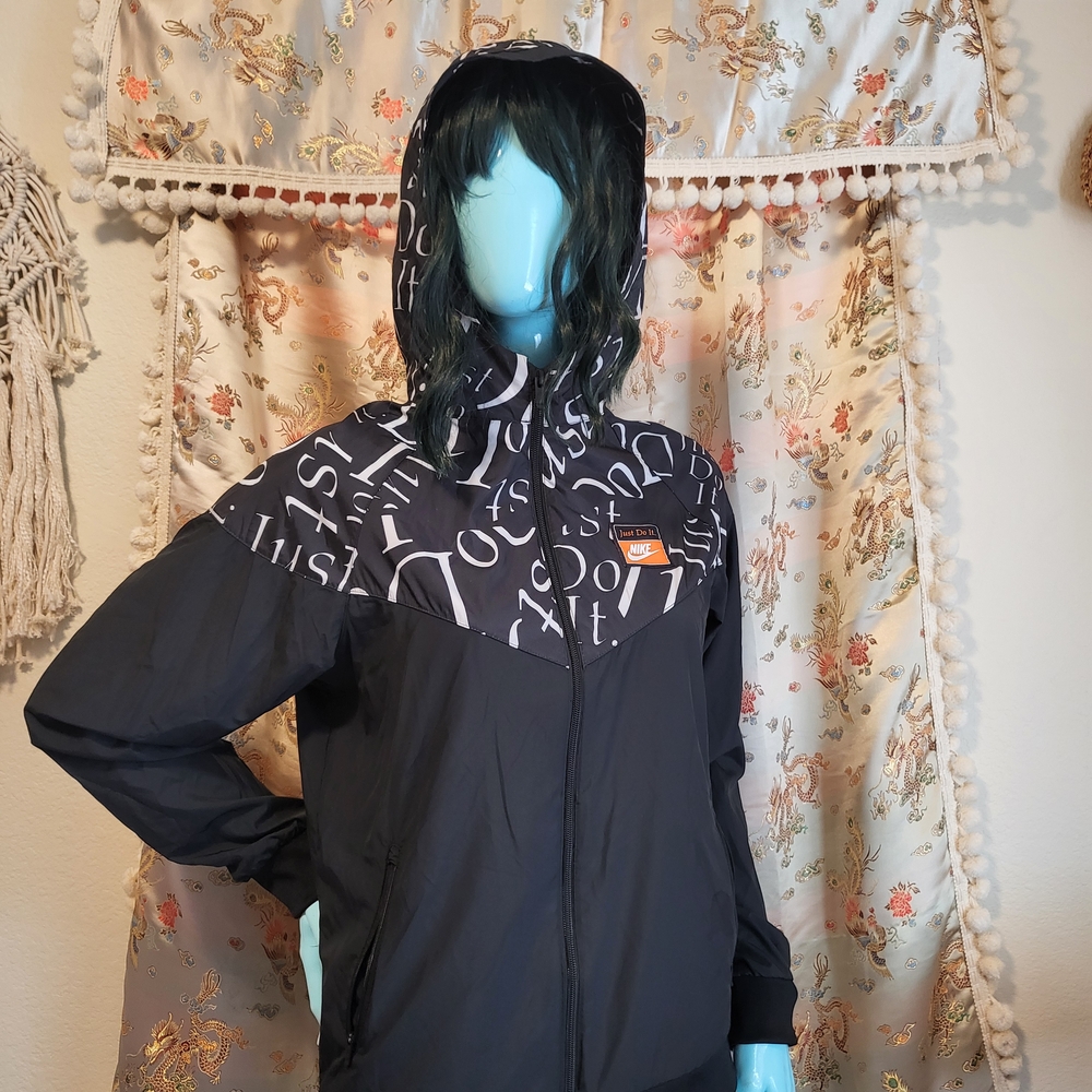 Nike Black and White Wind Jacket